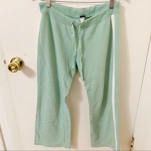 5/$25 Gap mint terry drawstring stripe vintage pants small